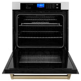 ZLINE 30" Autograph Edition Single Wall Oven with Self Clean and True Convection in Stainless Steel