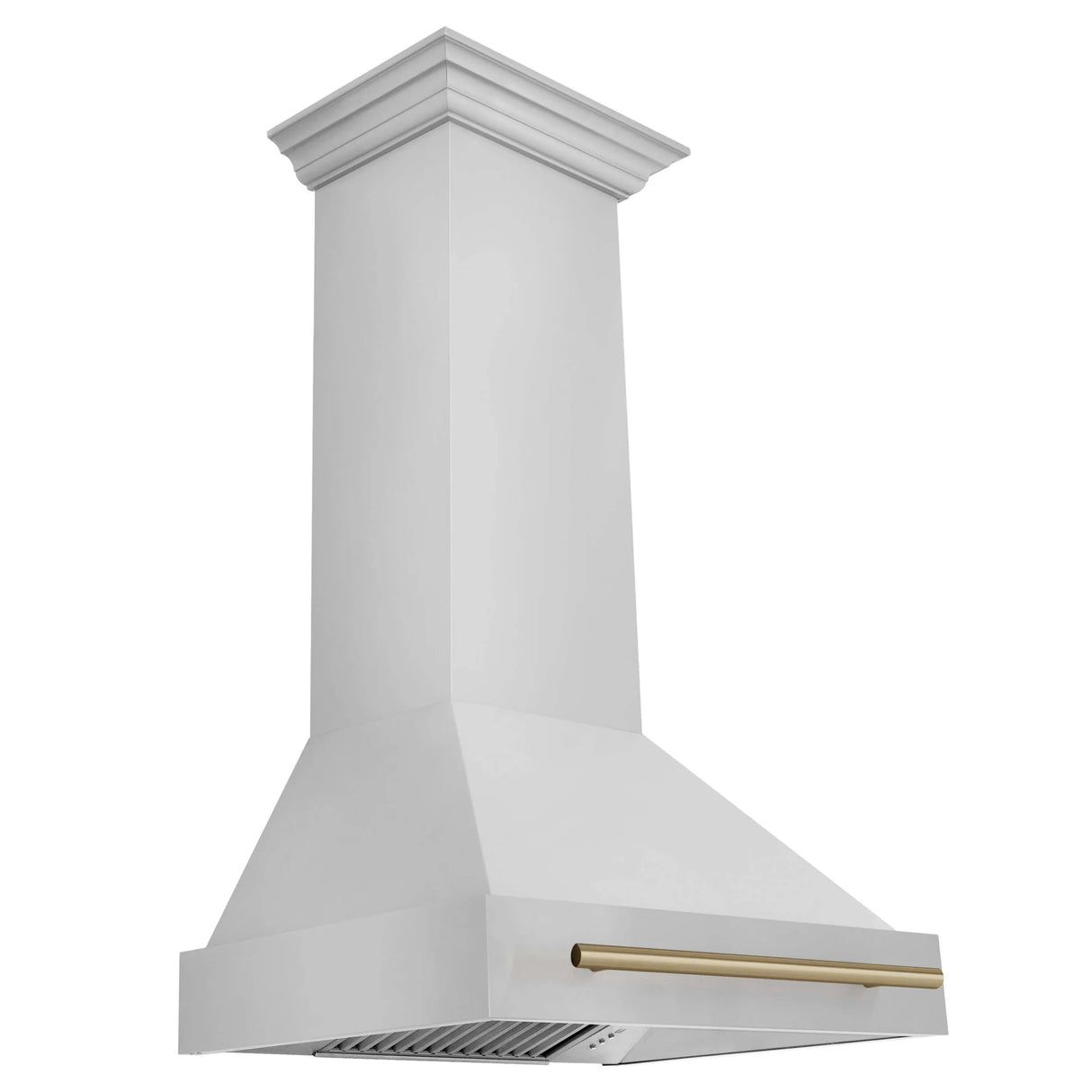 ZLINE 30" Autograph Edition Stainless Steel Range Hood with Stainless Steel Shell and Handle