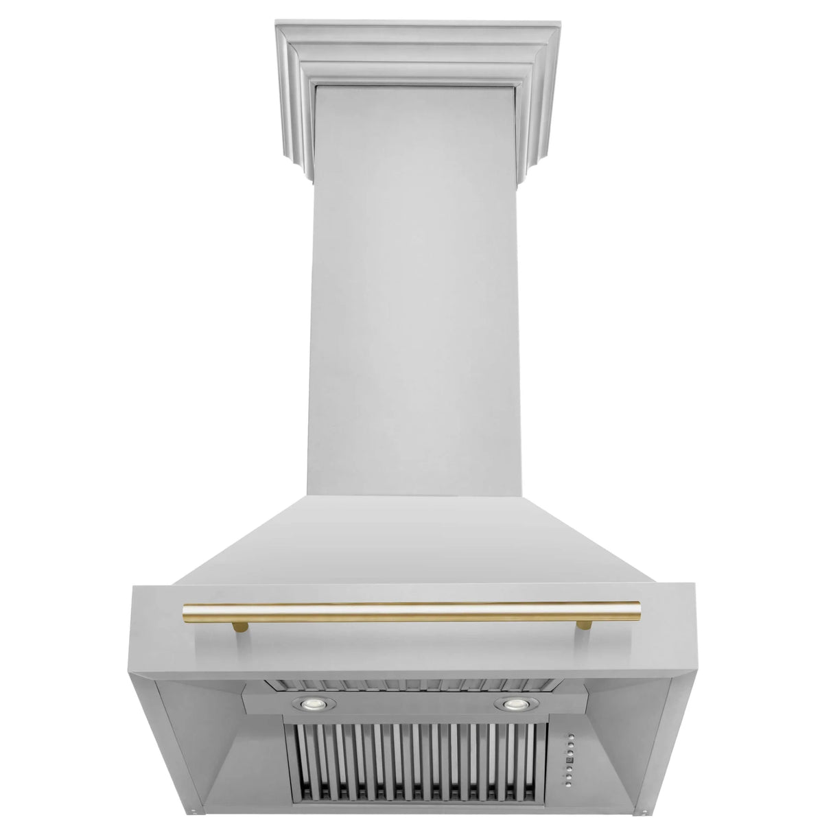 ZLINE 30" Autograph Edition Stainless Steel Range Hood with Stainless Steel Shell and Handle