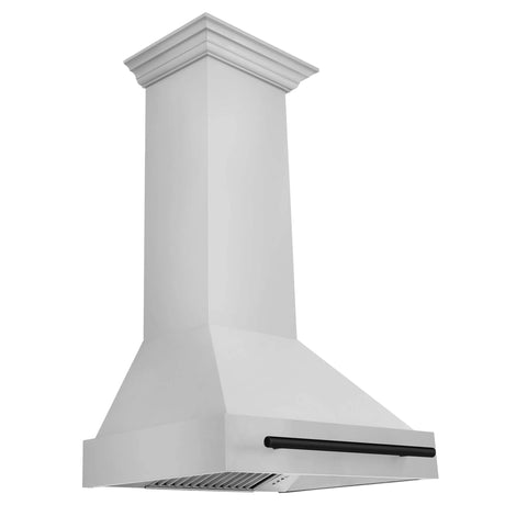 ZLINE 30" Autograph Edition Stainless Steel Range Hood with Stainless Steel Shell and Handle