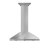 ZLINE 30" Convertible Vent Convertible Vent Wall Mount Range Hood in Stainless Steel with Crown Molding