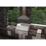 ZLINE 30" Convertible Vent Outdoor Approved Wall Mount Range Hood in Stainless Steel