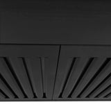 ZLINE 30" Convertible Vent Wall Mount Range Hood in Black Stainless Steel