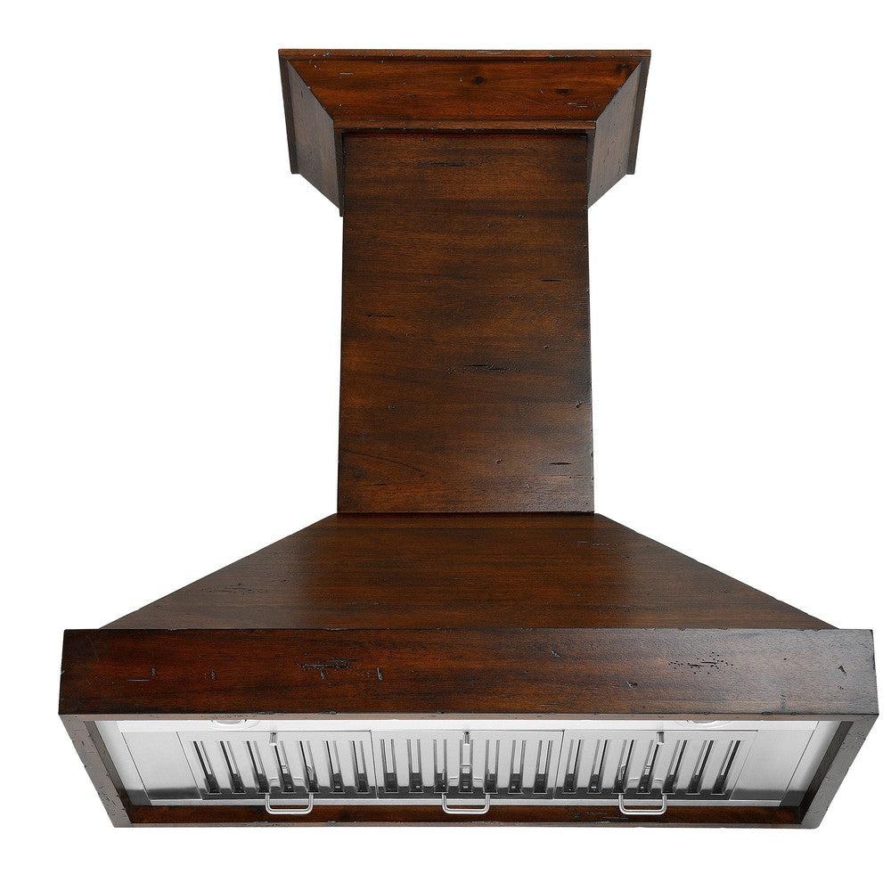 ZLINE 30" Convertible Vent Wooden Wall Mount Range Hood