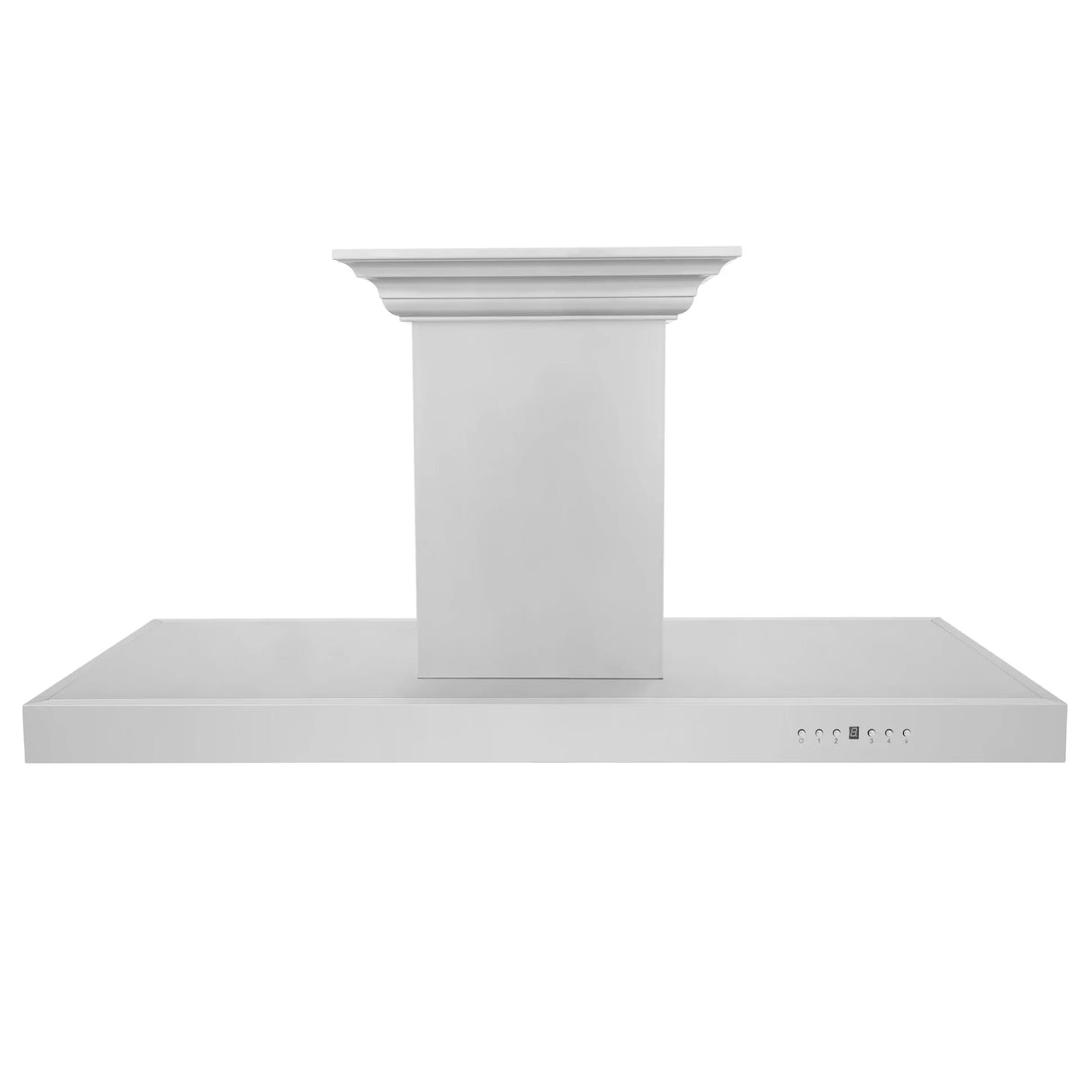 ZLINE 30" CrownSound™ Ducted Vent Island Mount Range Hood in Stainless Steel with Built-in Bluetooth Speakers