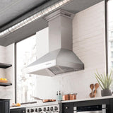 ZLINE 30" CrownSound™ Ducted Vent Wall Mount Range Hood in Stainless Steel with Built-in Bluetooth Speakers