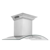 ZLINE 30" CrownSound™ Ducted Vent Wall Mount Range Hood in Stainless Steel with Built-in Bluetooth Speakers