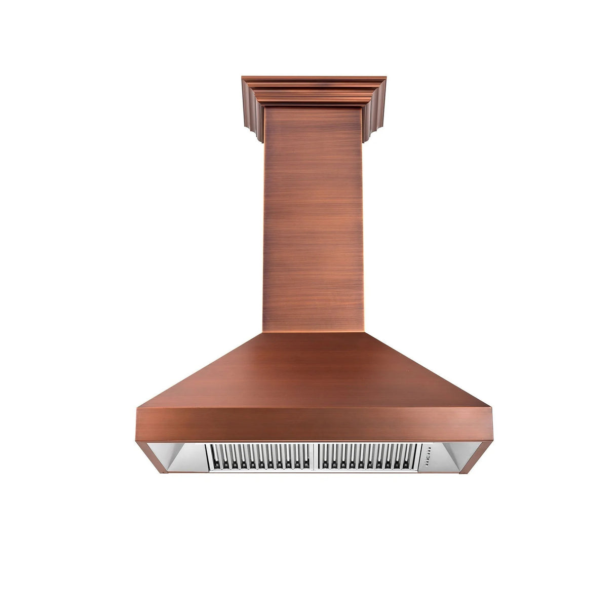 ZLINE 30" Designer Series Convertible Vent Wall Mount Range Hood in Copper