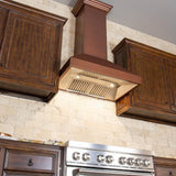 ZLINE 30" Designer Series Convertible Vent Wall Mount Range Hood in Copper