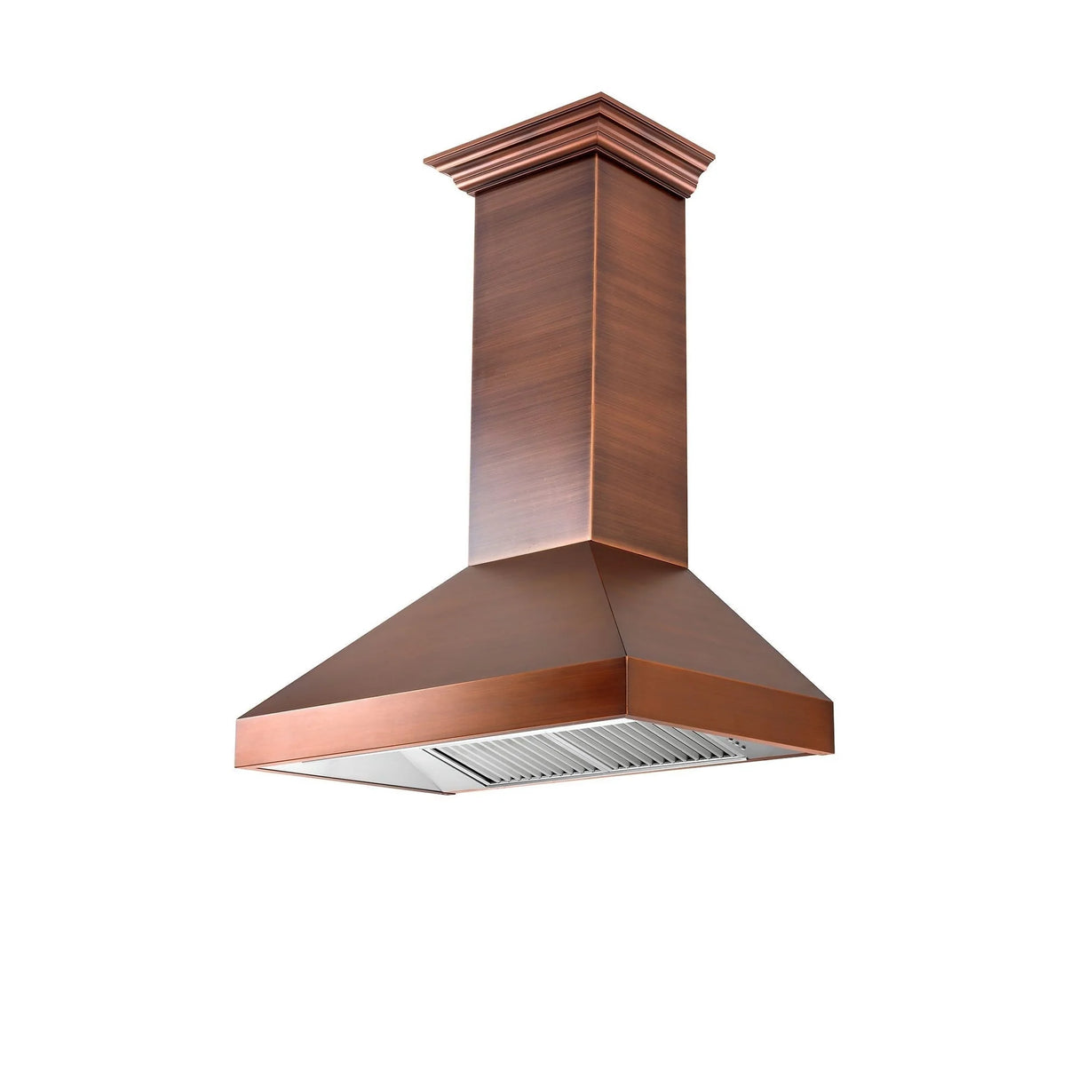 ZLINE 30" Designer Series Convertible Vent Wall Mount Range Hood in Copper