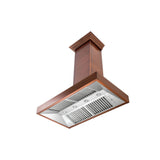 ZLINE 30" Designer Series Convertible Vent Wall Mount Range Hood in Copper