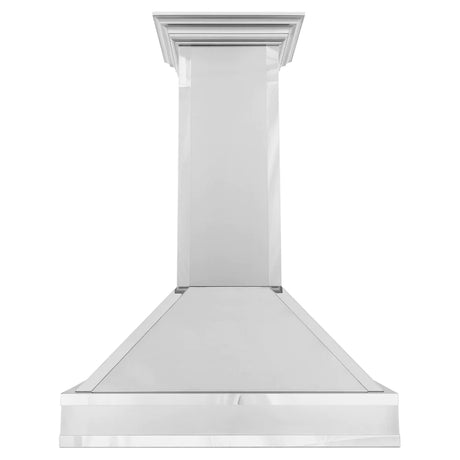 ZLINE 30" Designer Series Wall Mount Range Hood in Fingerprint Resistant Stainless Steel with Mirror Accents