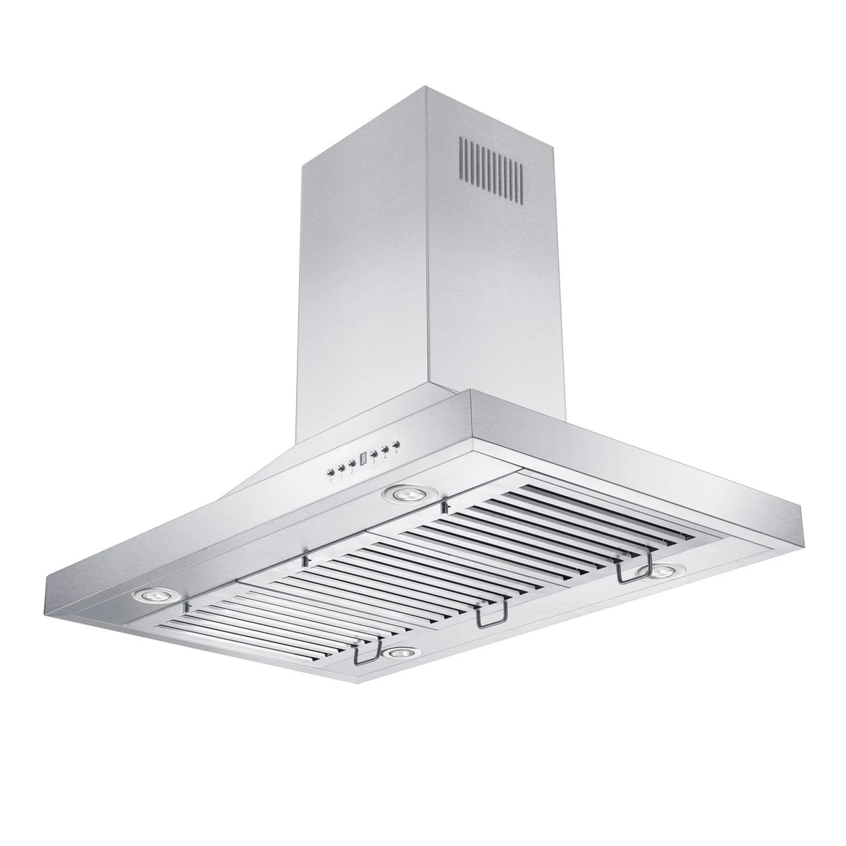 ZLINE 30" Ducted Island Mount Range Hood with Dual Remote Blower in Stainless Steel