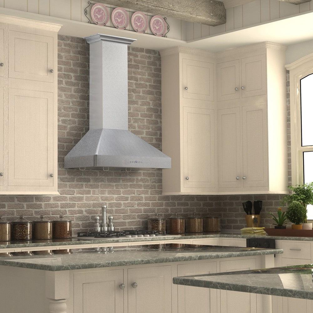 ZLINE 30" Ducted Wall Mount Range Hood in Fingerprint Resistant Stainless Steel