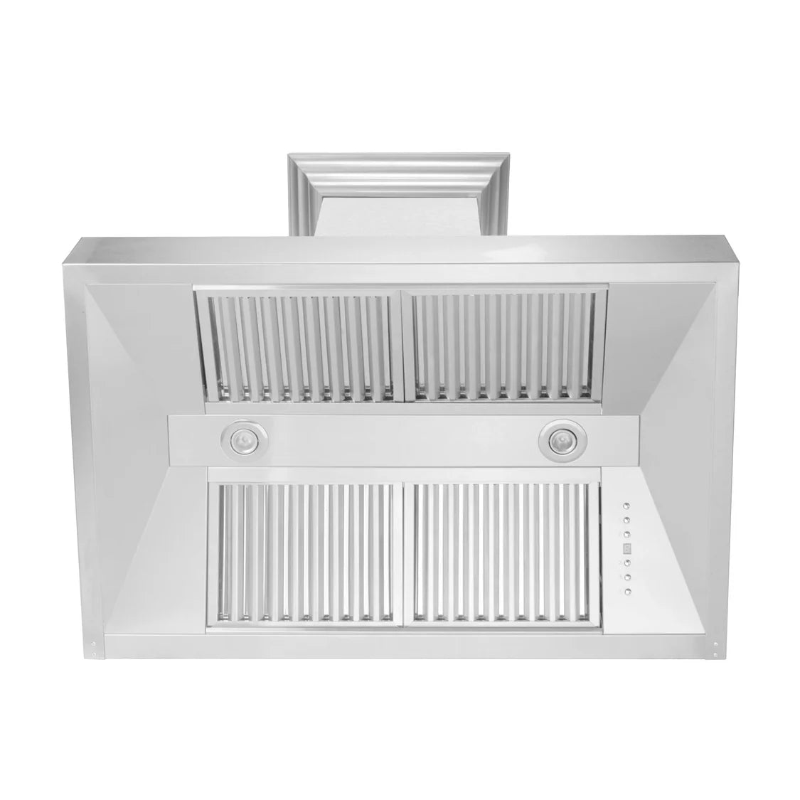 ZLINE 30" Kitchen Package with DuraSnow® Stainless Steel Dual Fuel Range and Convertible Vent Range Hood