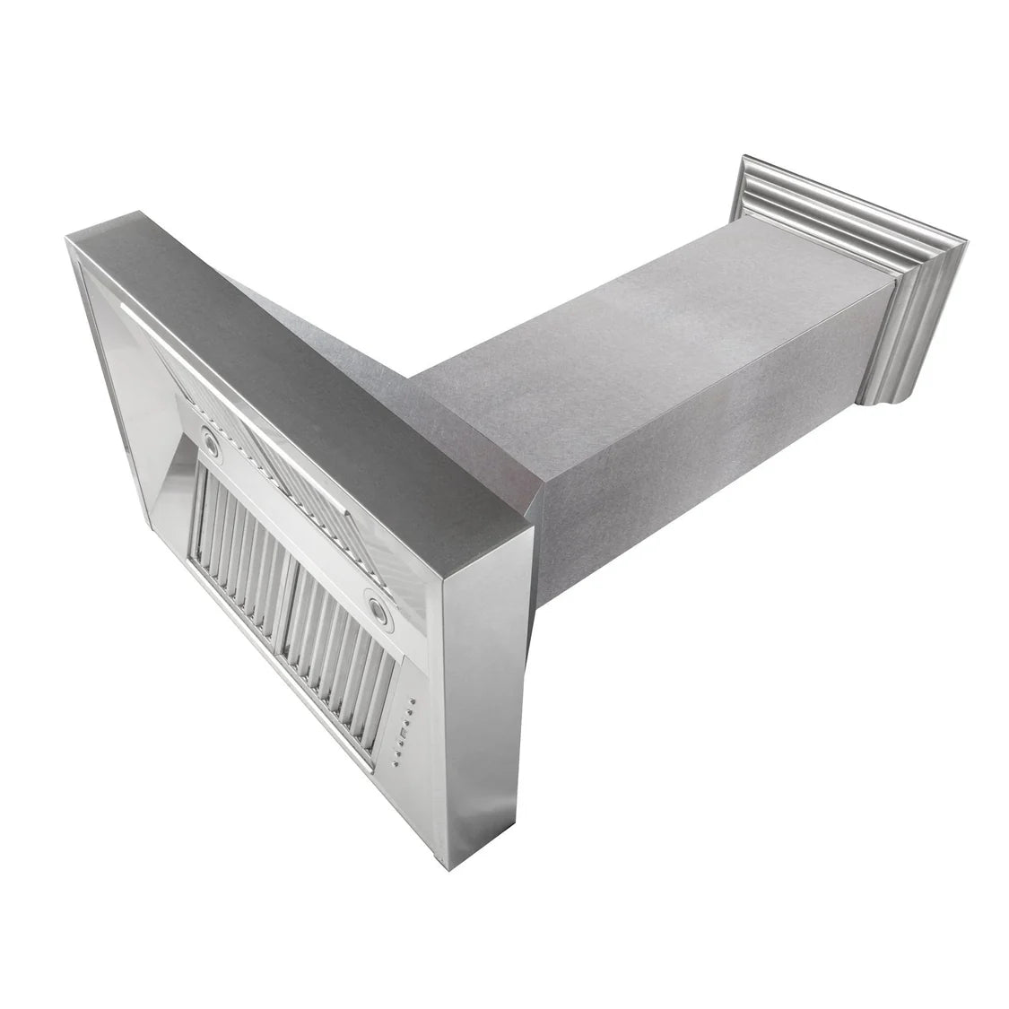 ZLINE 30" Kitchen Package with DuraSnow® Stainless Steel Dual Fuel Range and Convertible Vent Range Hood