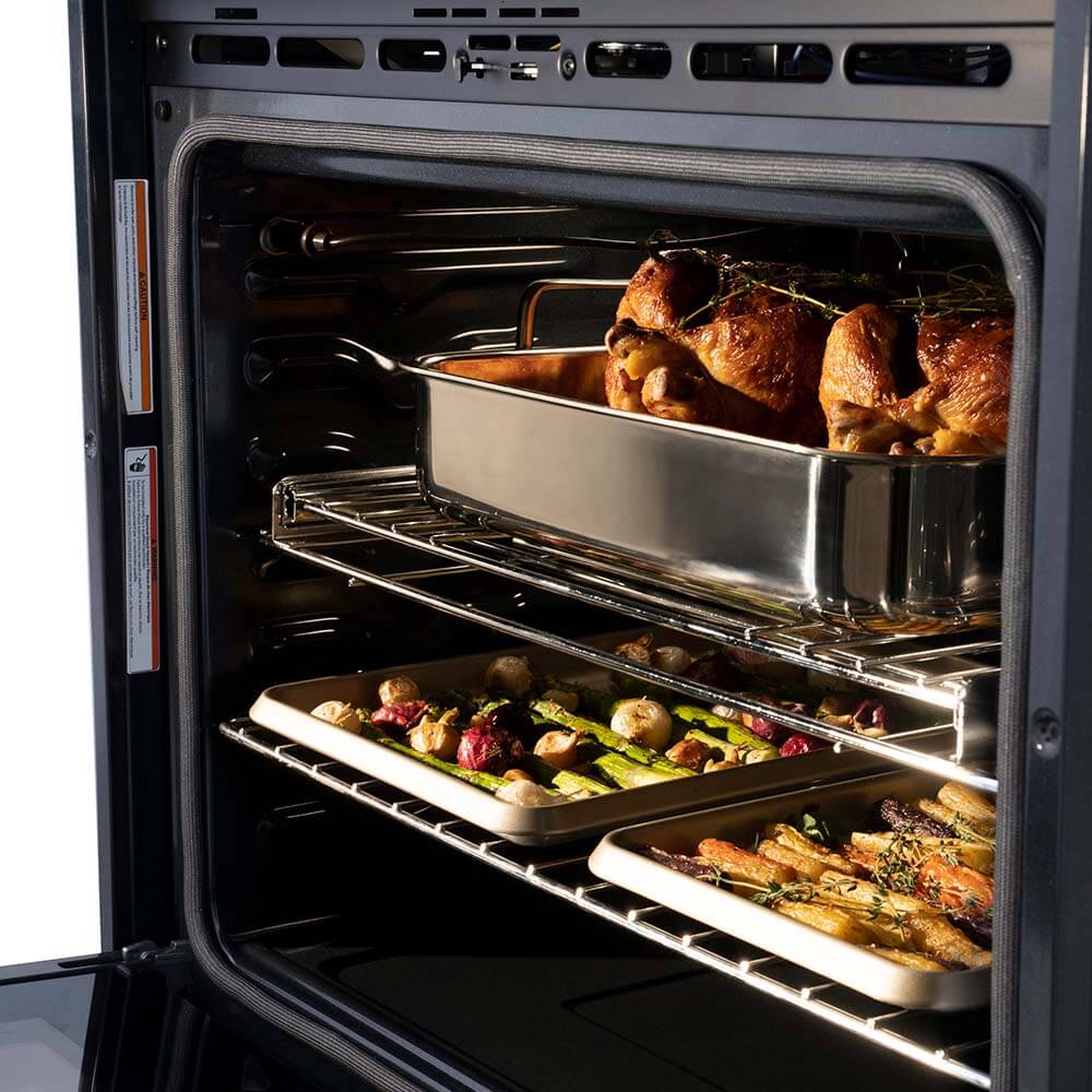 ZLINE 30" Professional Double Wall Oven with Self Clean and True Convection in Fingerprint Resistant Stainless Steel