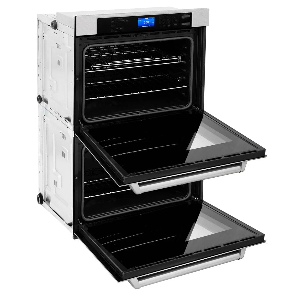 ZLINE 30" Professional Double Wall Oven with Self Clean and True Convection in Fingerprint Resistant Stainless Steel