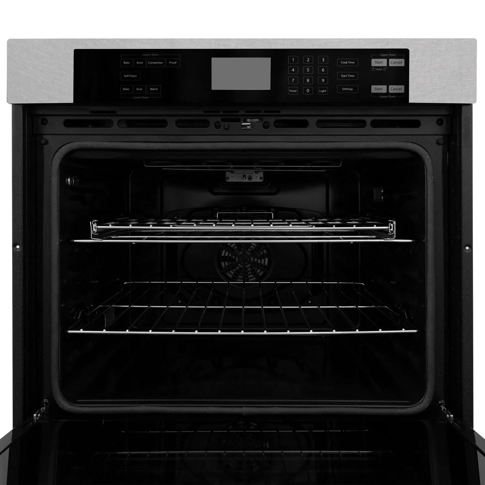 ZLINE 30" Professional Double Wall Oven with Self Clean and True Convection in Fingerprint Resistant Stainless Steel