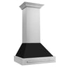 ZLINE 30" Stainless Steel Range Hood with Stainless Steel Handle