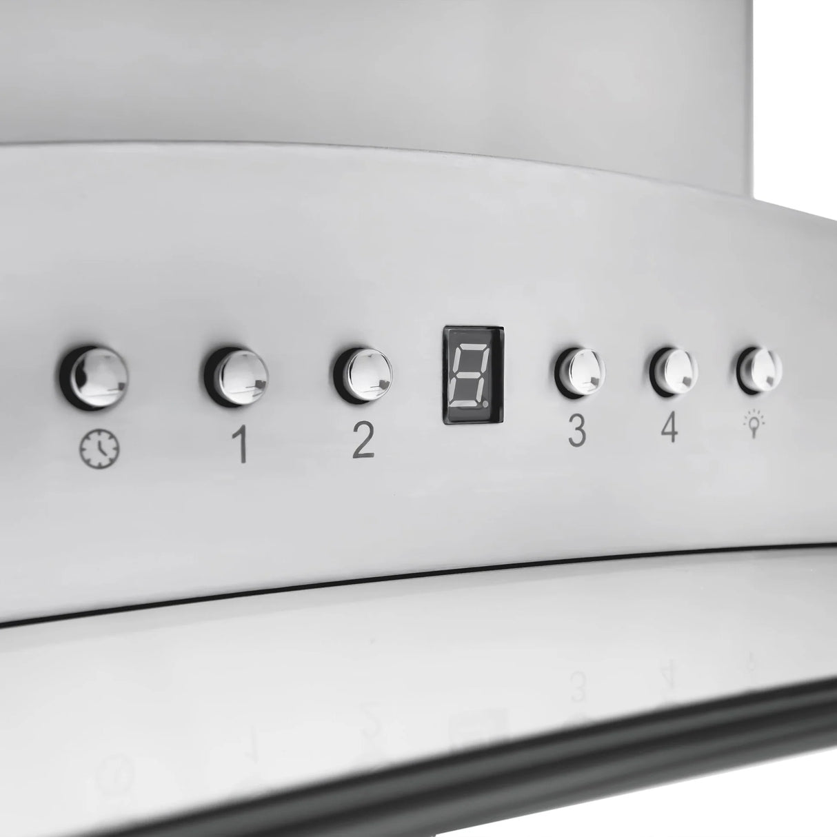 ZLINE 30" Convertible Vent Island Mount Range Hood in Stainless Steel & Glass