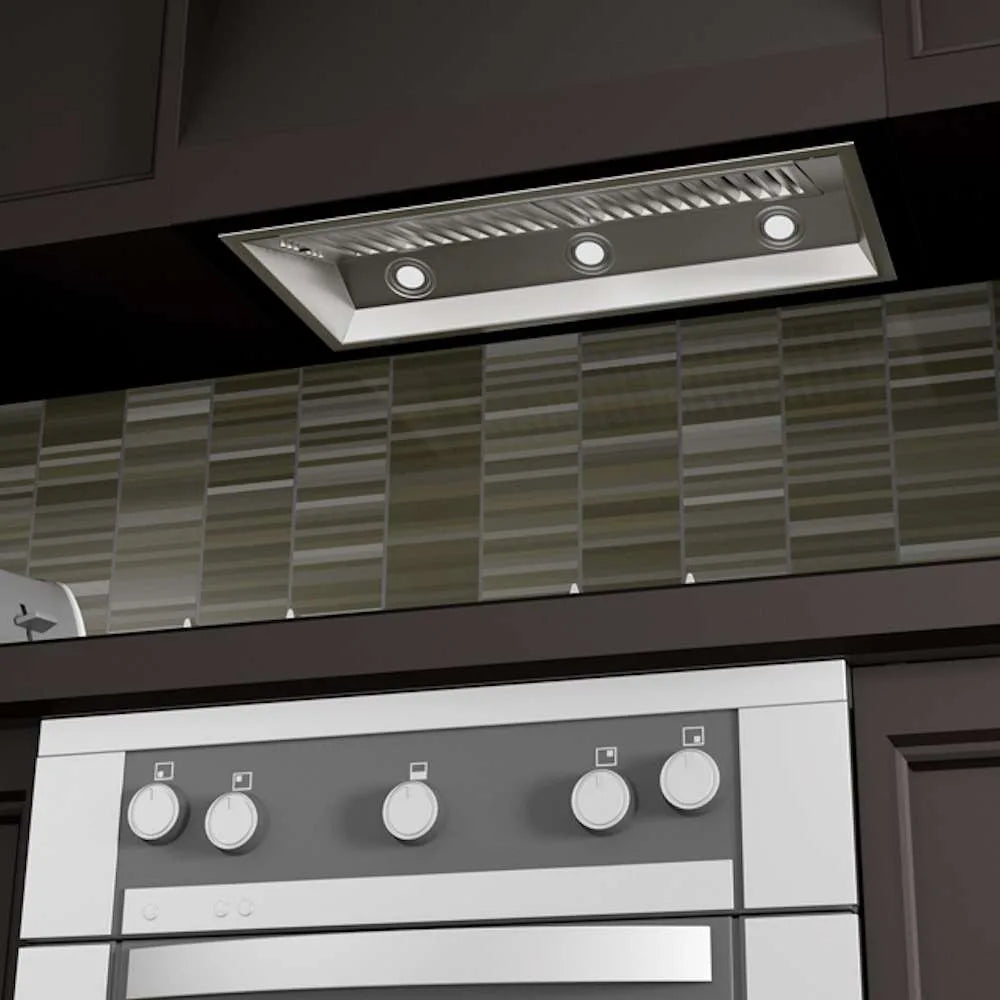 ZLINE 34" Ducted Wall Mount Range Hood Insert in Outdoor Approved Stainless Steel