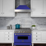 ZLINE 36" 4.6 cu. ft. Dual Fuel Range with Gas Stove and Electric Oven in DuraSnow Stainless Steel