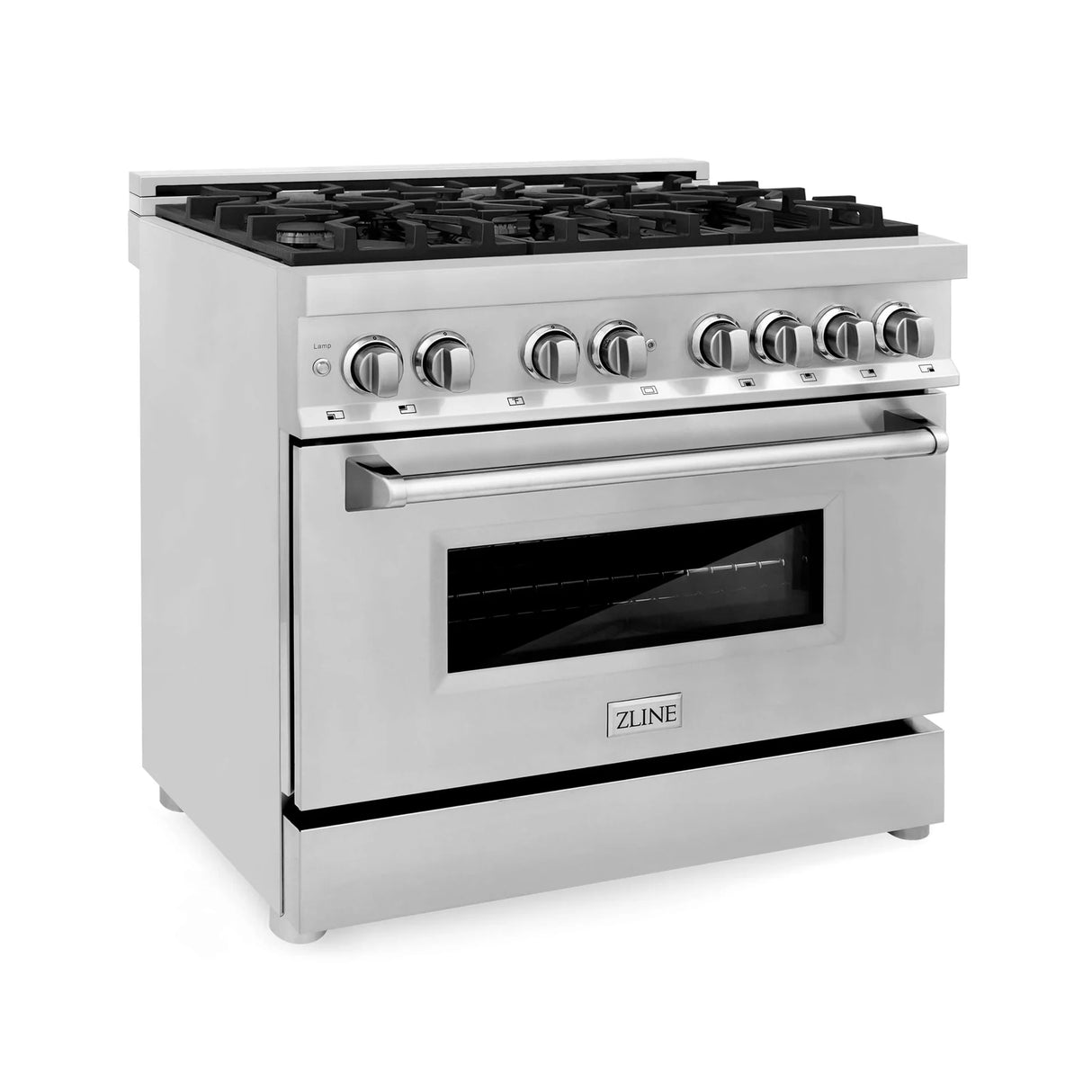 ZLINE 36" 4.6 cu. ft. Dual Fuel Range with Gas Stove and Electric Oven in Stainless Steel