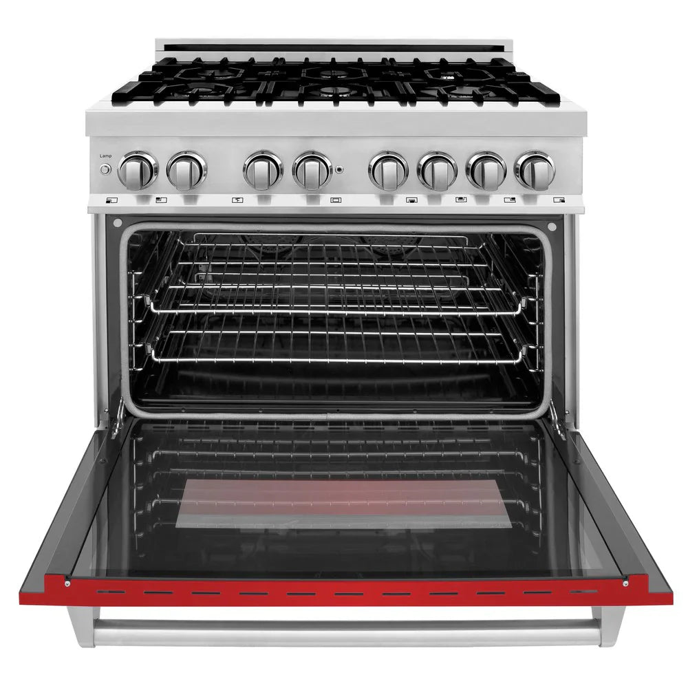 ZLINE 36" Dual Fuel Range with Gas Stove and Electric Oven (RA-RM-36)