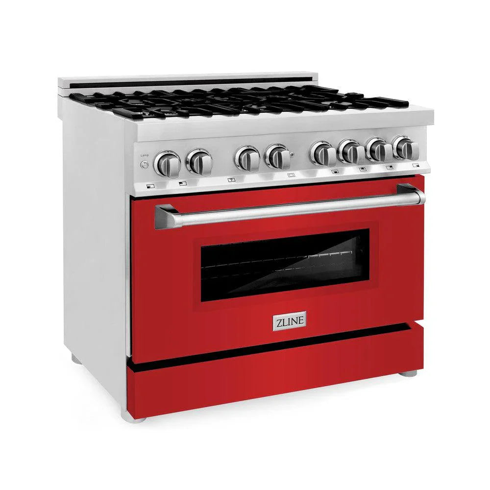 ZLINE 36" Dual Fuel Range with Gas Stove and Electric Oven (RA-RM-36)