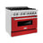 ZLINE 36" 4.6 cu. ft. Dual Fuel Range with Gas Stove and Electric Oven in Stainless Steel