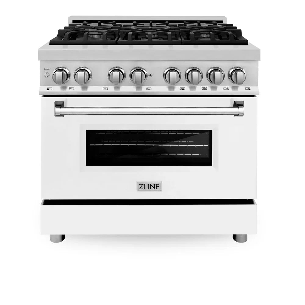 ZLINE 36" Dual Fuel Range in Stainless Steel (RA-WM-36)