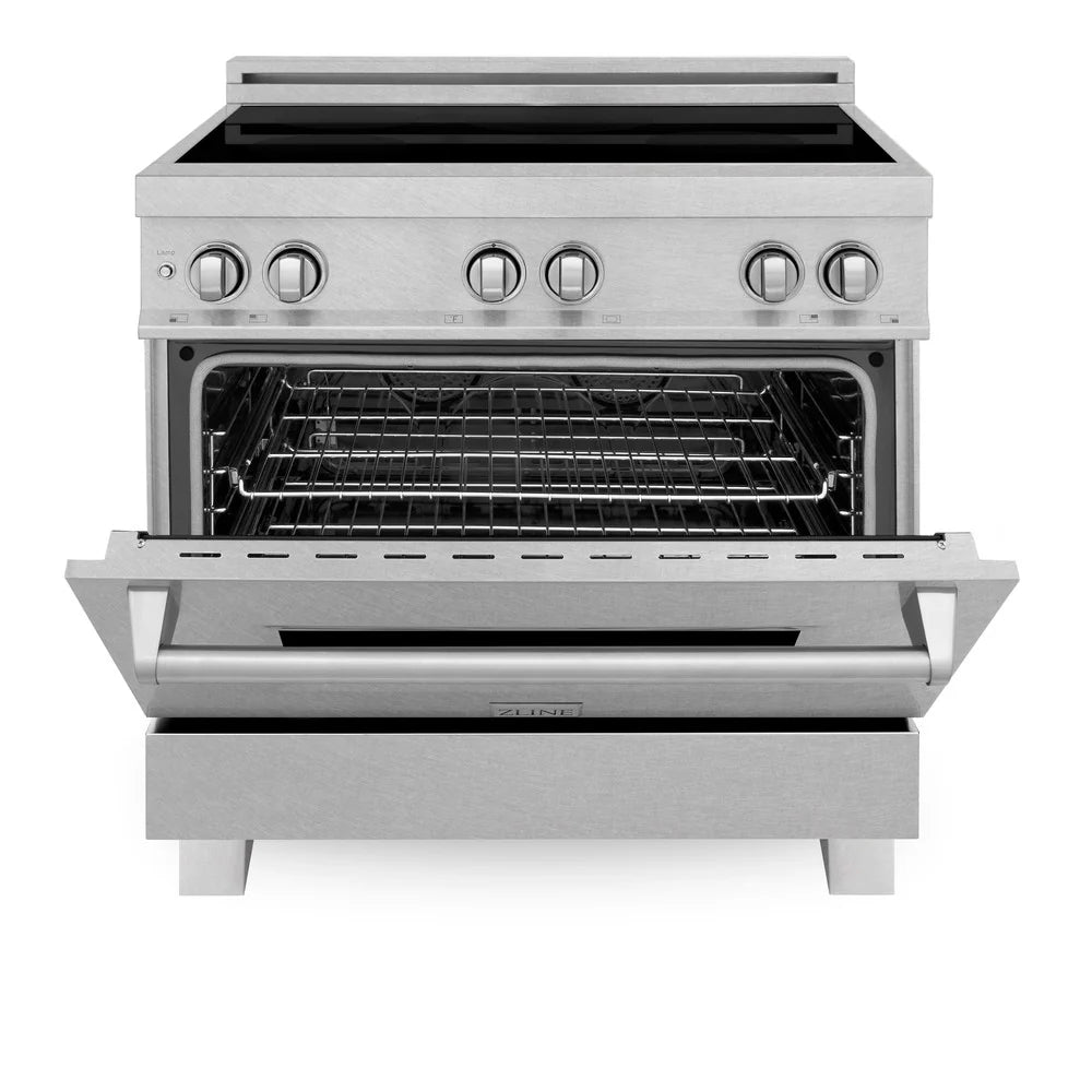 ZLINE 36" 4.6 cu. ft. Induction Range with a 4 Element Stove and Electric Oven