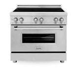 ZLINE 36" 4.6 cu. ft. Induction Range with a 4 Element Stove and Electric Oven