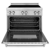 ZLINE 36" 4.6 cu. ft. Induction Range with a 4 Element Stove and Electric Oven