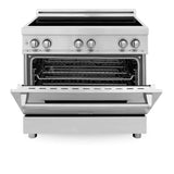 ZLINE 36" 4.6 cu. ft. Induction Range with a 4 Element Stove and Electric Oven