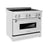 ZLINE 36" 4.6 cu. ft. Induction Range with a 4 Element Stove and Electric Oven