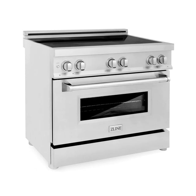 ZLINE 36" 4.6 cu. ft. Induction Range with a 4 Element Stove and Electric Oven