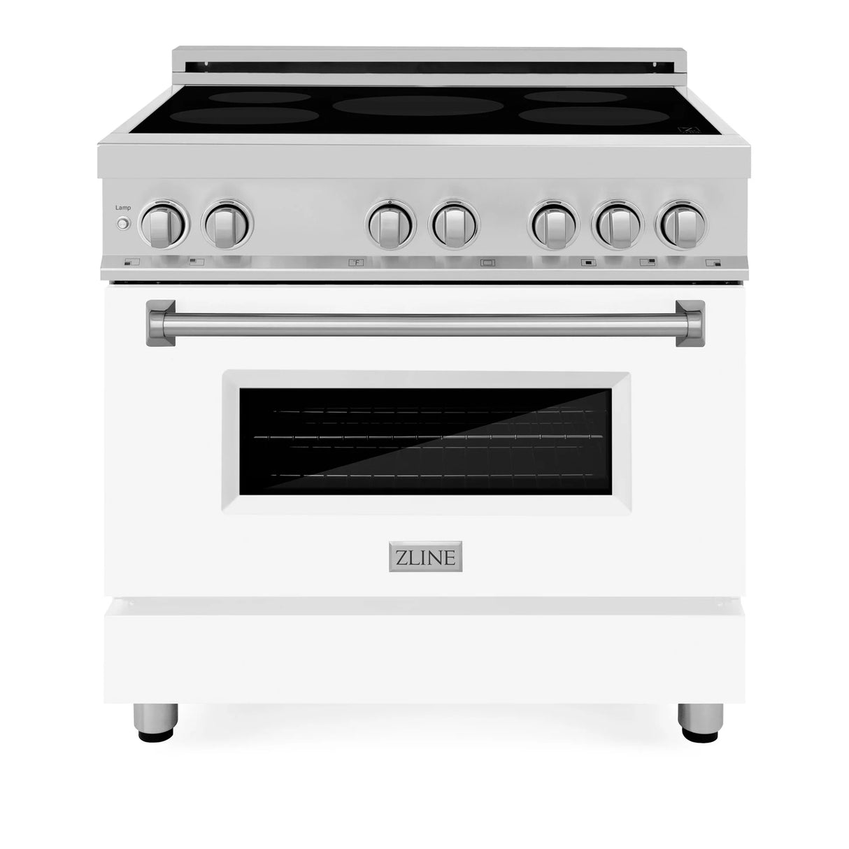 ZLINE 36" 4.6 cu. ft. Induction Range with a 4 Element Stove and Electric Oven