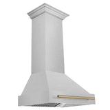 ZLINE 36" Autograph Edition Fingerprint Resistant Stainless Steel Range Hood and Handle