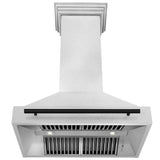 ZLINE 36" Autograph Edition Fingerprint Resistant Stainless Steel Range Hood and Handle