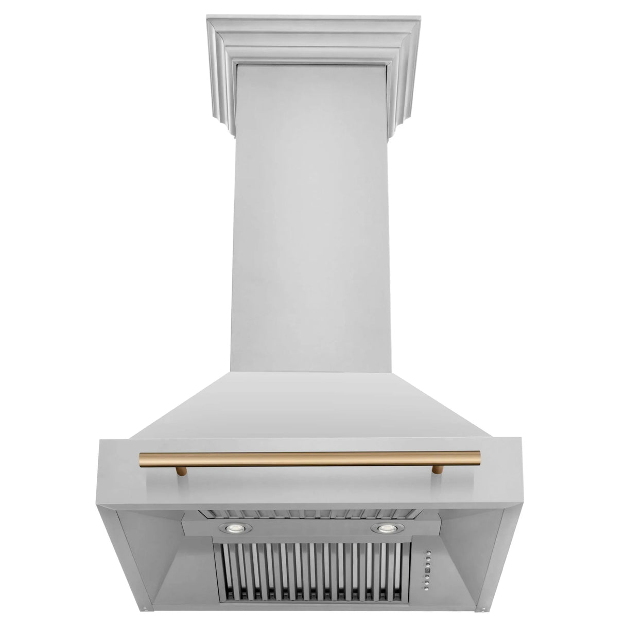 ZLINE 36" Autograph Edition Stainless Steel Range Hood with Stainless Steel Shell and Handle