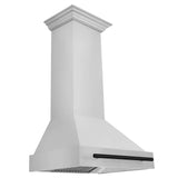 ZLINE 36" Autograph Edition Stainless Steel Range Hood with Stainless Steel Shell and Handle