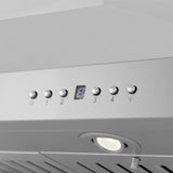 ZLINE 48" Convertible Island Mount Range Hood in Stainless Steel