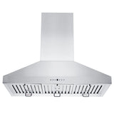 ZLINE 36" Convertible Vent Convertible Vent Wall Mount Range Hood in Stainless Steel