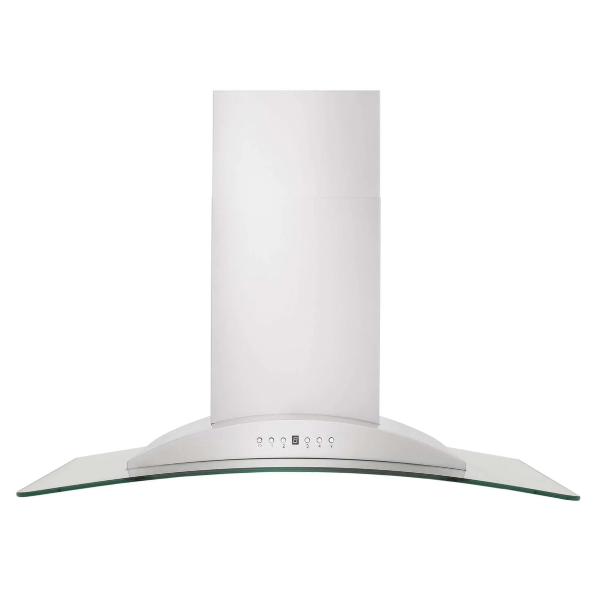 ZLINE 36" Convertible Vent Convertible Vent Wall Mount Range Hood in Stainless Steel & Glass