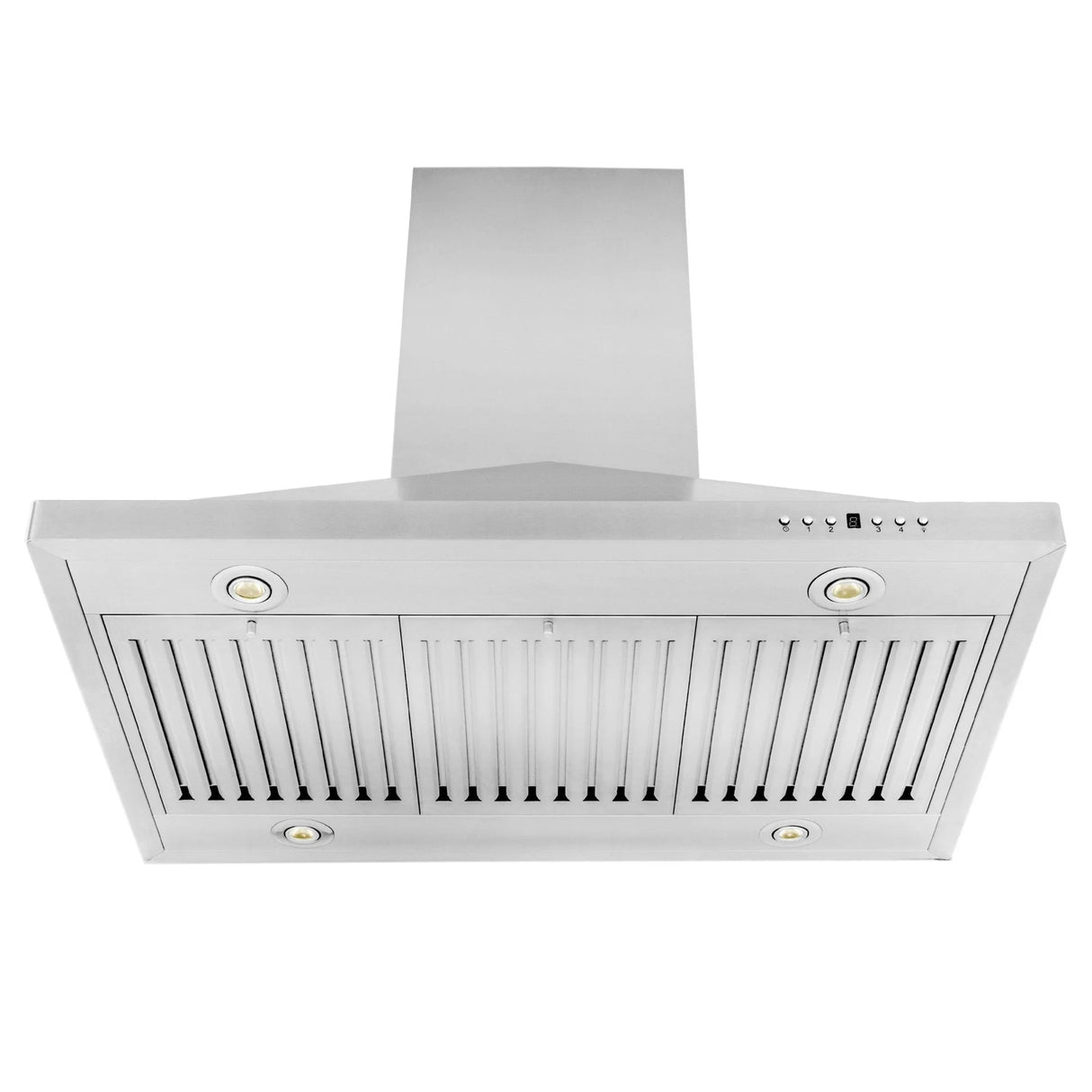 ZLINE 36" Convertible Vent Island Mount Range Hood in Stainless Steel