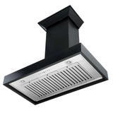 ZLINE 36" Convertible Vent Wooden Wall Mount Range Hood