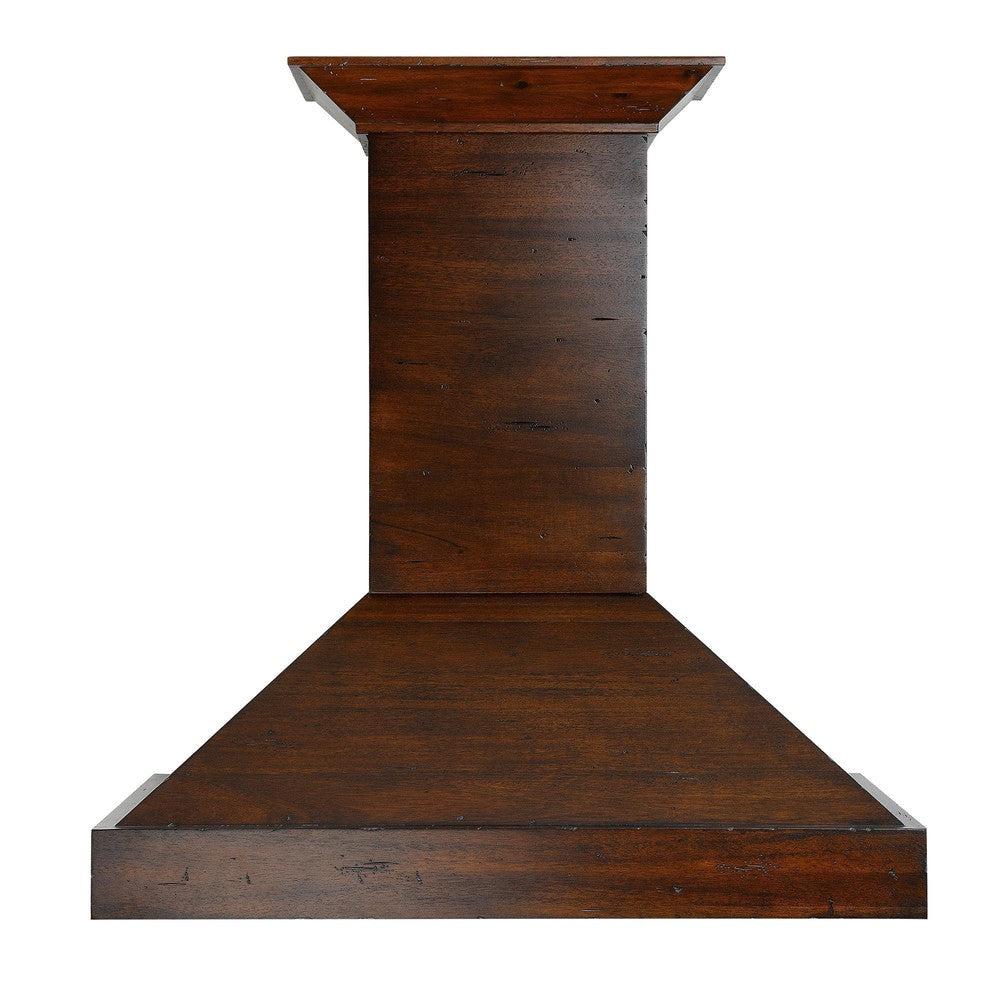 ZLINE 36" Convertible Vent Wooden Wall Mount Range Hood