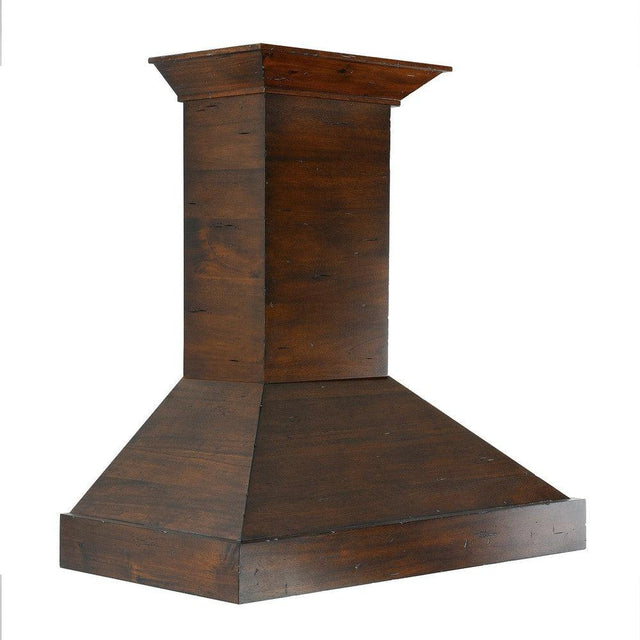 ZLINE 36" Convertible Vent Wooden Wall Mount Range Hood